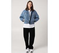 Carhartt WIP - W' Stamp Jeans Jacket Bleached Stamp Print/Blue - Jeans Jacket - blue - S - 100% Organic Cotton S