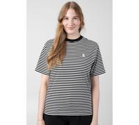 Carhartt WIP - W' Verner Stripe/Black/Wax - T-Shirt - black - S - 100% Cotton S