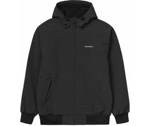 Carhartt WIP - Water-repellent jacket with fleece lining - Hooded Sail Jacket Black White for Men in Nylon - Size L Black L