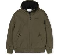 Carhartt WIP - Water-repellent jacket with fleece lining - Hooded Sail Jacket Cypress Black for Men in Nylon - Size S - Khaki Khaki S