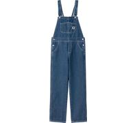 Carhartt WIP - Women's cotton salopettes - W' Bib Overall Straight Blue Stone Washed for Women - Size XS Blue XS