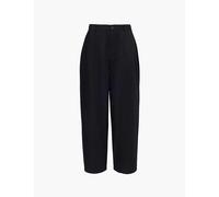 Carhartt Wip Womens Black Franky Straight-leg Mid-rise Cotton Trousers L