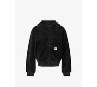 Carhartt WIP Womens Carhartt WIP Active Sweat Hooded Velour Jacket Black S