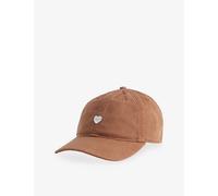 Carhartt WIP Womens Carhartt WIP Heart Metal Cotton-Twill Baseball Cap Hamilton Brown/Silver 1Size