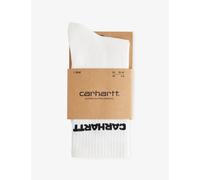Carhartt WIP Womens Carhartt WIP Link Stretch Cotton-Blend Crew Socks White / Black 2/9
