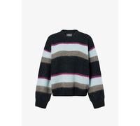 Carhartt WIP Womens Carhartt WIP Merlin Striped Alpaca-Blend Knitted Jumper Sundling Stripe, Citadel XS