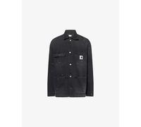 Carhartt WIP Womens Carhartt WIP Michigan Brand-Patch Denim Jacket Black L
