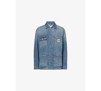 Carhartt WIP Womens Carhartt WIP Michigan Brand-Patch Denim Jacket Blue S