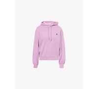 Carhartt WIP Womens Carhartt WIP Nelson Logo-Patch Cotton Hoody Gentle Purple XS