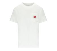 CARHARTT WIP W'S S/S POCKET HEART WHITE T-SHIRT M