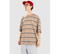 Carhartt WIP - Cotton T-shirt - S/S Zane T-Shirt Zane Stripe Peanut for Men - Size L - Beige Beige L