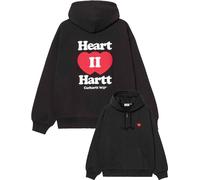 Carhartt - Zip-up sweatshirt - Hooded Heart II Hartt Sweat Jacket Black for Men - Size S Black