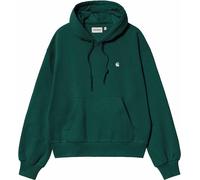 Carhartt - Women's hoodie - W' Hooded Casey Sweatshirt Dark Fir / Silver for Women - Size S - Green Green S