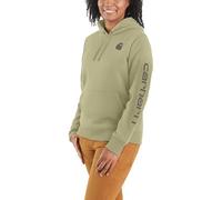Carhartt Women Hoodie Clarksburg Sweatshirt, Color:dried clay, Size:M