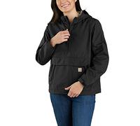 Carhartt Women Lightweight Jacket Loose Lightweight Anorak, Color:black, Size:L