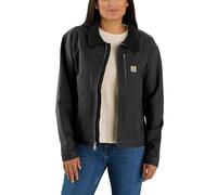 Carhartt Workwear 106208 Womens Relaxed Fit Canvas Detroit Jacket Blac L
