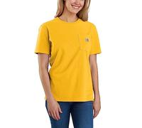 Carhartt Women's 103067 Women's WK87 Workwear Pocket Short Sleeve T-Shirt, Honeycomb Heather, XXL