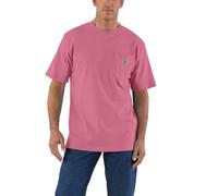 Carhartt Women's 103067 Women's WK87 Workwear Pocket Short Sleeve T-Shirt, Woodrose, M