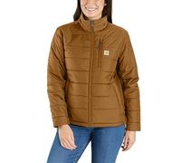 Carhartt Women's Rain Defender Relaxed Fit Lightweight Insulated Jacket, Carhartt Brown, L