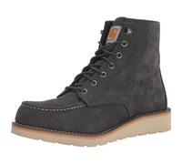 Carhartt Women's 6" Moc Soft Toe Wedge Boot Dark Grey Nubuck, 11M