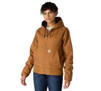 Carhartt Women's Active Jacket WJ130 (Regular and Plus Sizes) Work Utility Outerwear, Carhartt Brown, 3X