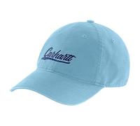 Carhartt Women's Canvas Script Graphic Cap, Powder Blue, OFA