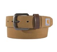 Carhartt Women's Casual Rugged Belts, Available in Multiple Styles, Colors & Sizes, Canvas Duck Brown, Small