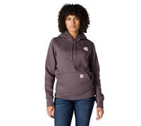 Carhartt Women's Clarksburg Graphic Sleeve Pullover Sweatshirt (Regular and Plus Sizes), BlackBerry Heather, Large