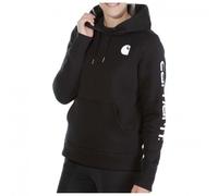 Carhartt - Women's Clarksburg Logo Sleeve Sweatshirt - Hoodie size L, black