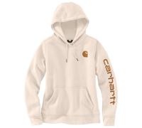 Carhartt - Women's Clarksburg Logo Sleeve Sweatshirt - Hoodie size L, sand