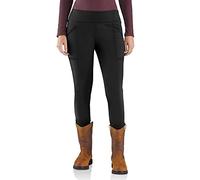 Carhartt Women's Force Fitted Heavyweight Lined Legging, Black, 3X