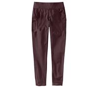 Carhartt Women's Force Fitted Lightweight Utility Legging, BlackBerry, M Tall