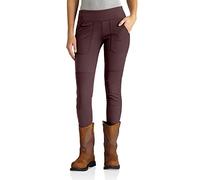 Carhartt Women's Force Fitted Midweight Utility Legging, BlackBerry, XL