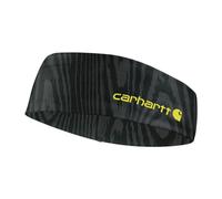 Carhartt Women's Force Lightweight Headband, Woodgrain Print-black/Shadow, One Size - UPF 25-30, FastDry, 4-way Stretch, Anti-odor