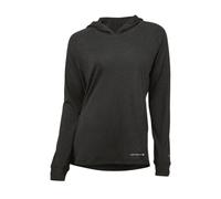 Carhartt Women's Force® Midweight Stretch Base Layer Hoodie, Black Heather, S
