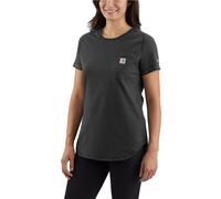 Carhartt Women'S Force Relaxed Fit Midweight Pocket T-Shirt 105415, Carbon Heather, Medium