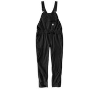 Carhartt Womens Force Relaxed Fit Ripstop Bib OverallOverall, Black, XL