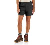 Carhartt Women's Force Relaxed Fit Ripstop Work Short, Black, M