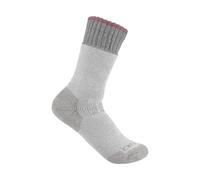 Carhartt Women's Heavyweight Synthetic-Wool Blend Boot Sock, Grey, Small