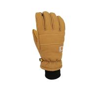 Carhartt Women's Insulated Duck/Synthetic Leather Knit Cuff Glove, Brown, Medium