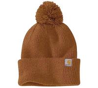Carhartt Womens Knit Pom Pom Cuffed Winter Beanie