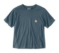 Carhartt - Women's Lightweight S/S Crewneck T-Shirt - T-shirt size XL, blue
