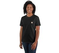 Carhartt, Women's, Loose Fit Heavyweight Short-Sleeve K87 Pocket T-Shirt, Black, XL