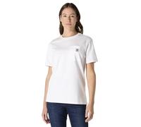 Carhartt, Women's, Loose Fit Heavyweight Short-Sleeve K87 Pocket T-Shirt, White, S