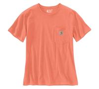 Carhartt Women's Loose Fit Heavyweight Short-Sleeve Pocket, Fresh Salmon, M