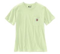 Carhartt Women's Loose Fit Heavyweight Short-Sleeve Pocket T-Shirt, Hint of Lime, M