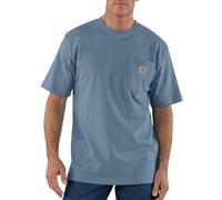 Carhartt Women's Loose Fit Heavyweight Short-Sleeve Pocket T-Shirt, Thundercloud Heather, M