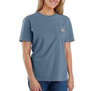 Carhartt Women's Loose Fit Heavyweight Short-Sleeve Pocket T-Shirt, Thundercloud Heather, S