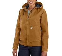 Carhartt, Women's, Loose Fit Washed Duck Insulated Active Jac, Carhartt® Brown, S