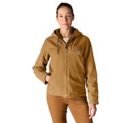 Carhartt Women's Loose Fit Washed Duck Sherpa Lined Jacket, Carhartt Brown, XL